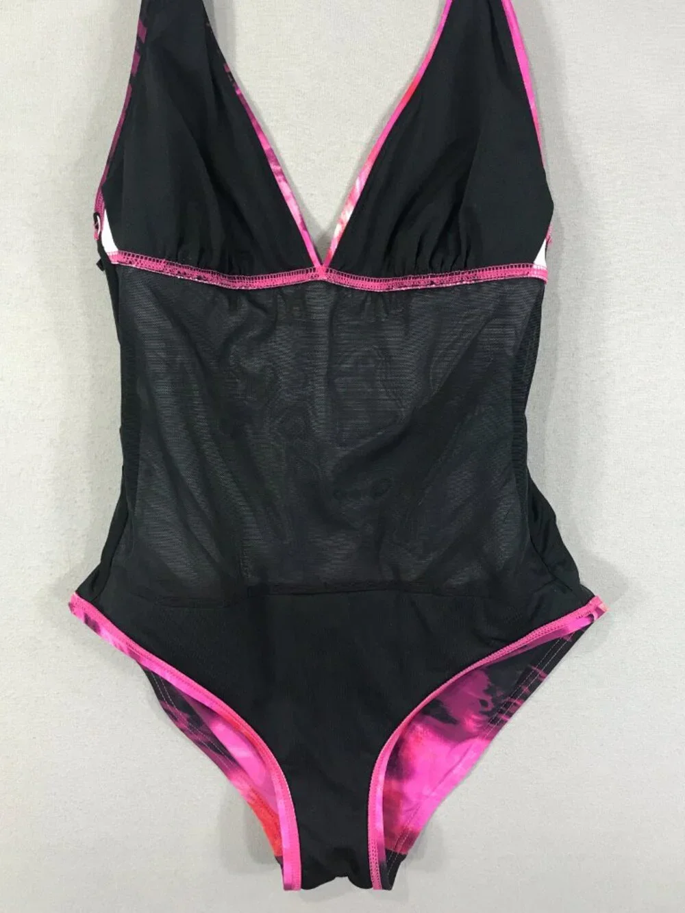 DKNY Swimsuit Women's Small Pink One-Piece Swimwear Halter Lined Not Padded - Picture 6 of 11